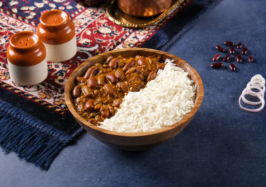 Rajma chawal rice bowl